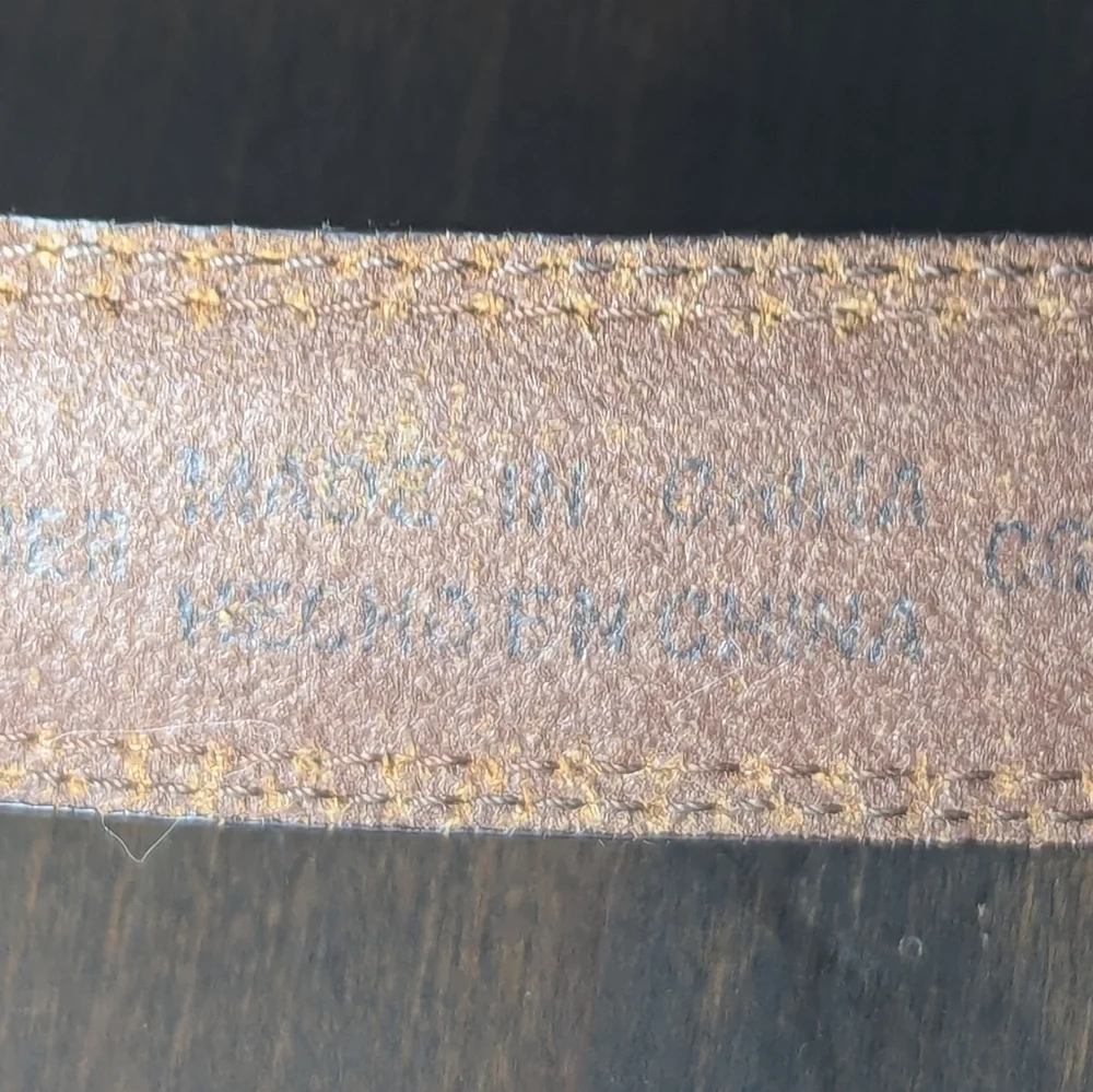 🤎 Men's Brown Genuine Leather Belt 40